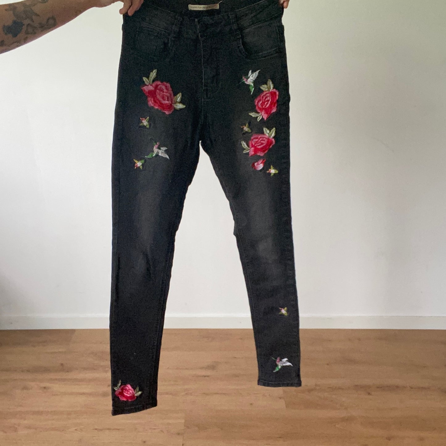 Schwarze Jeans