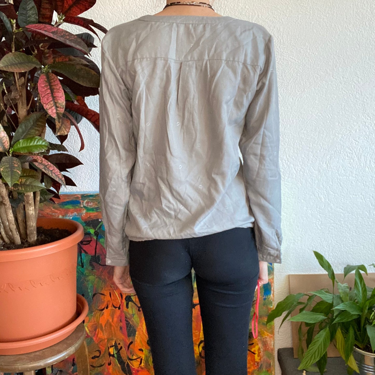 Gray Blouse | Bern