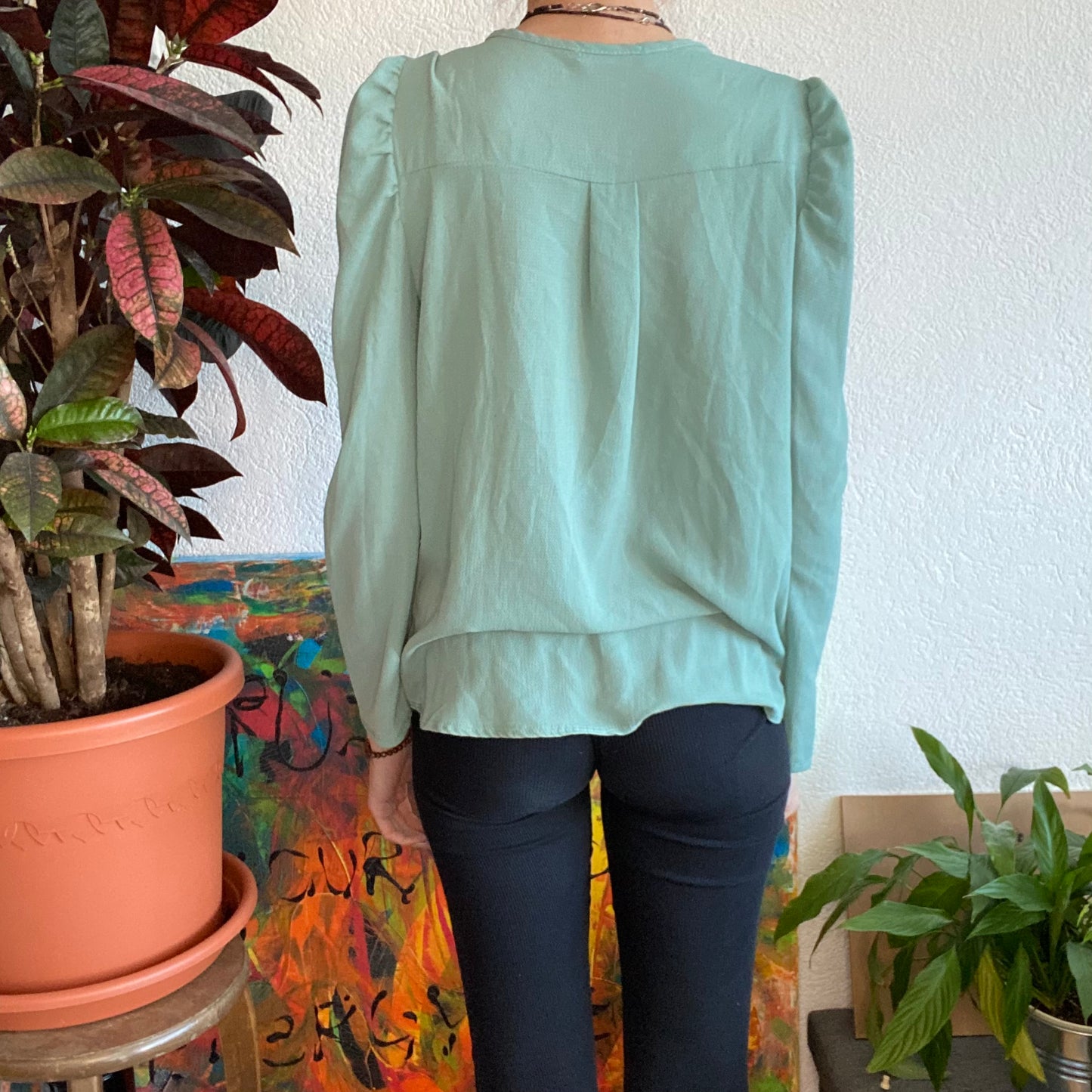 Turquoise Blouse | Bern