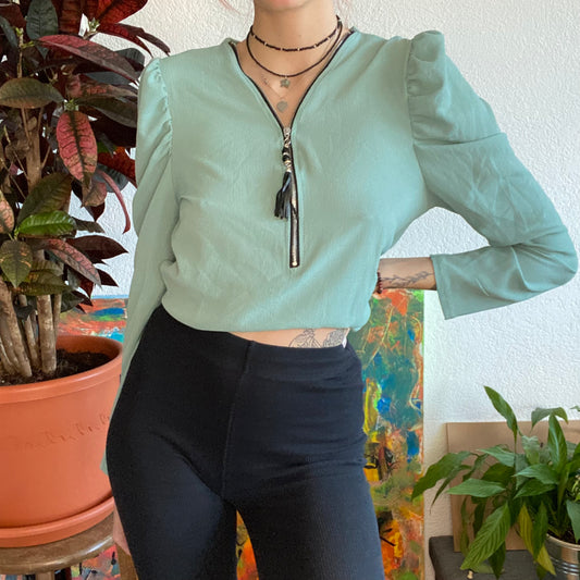 Turquoise Blouse | Bern