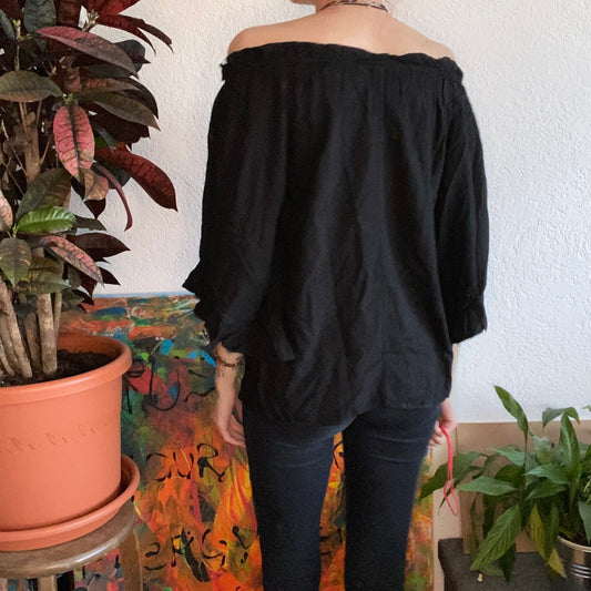 Black 3/4 Longsleeve