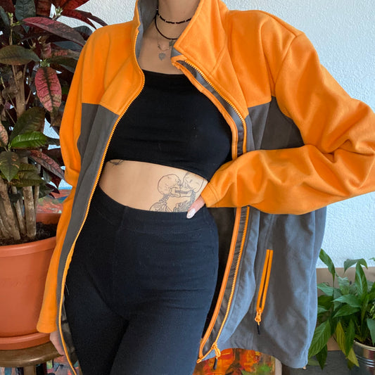 Gray and Orange Jacket