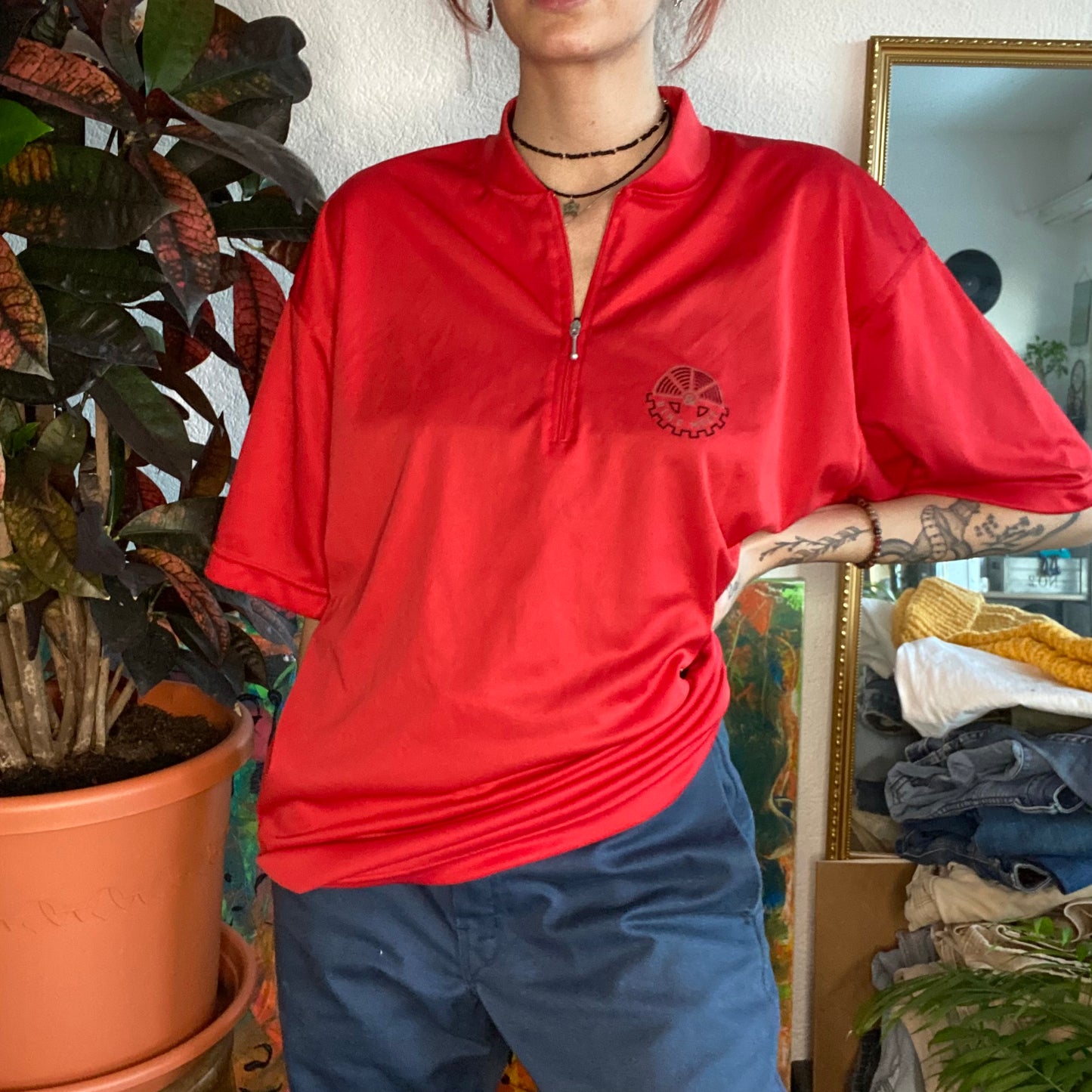 Half Zip Tee (Bike-Shirt)