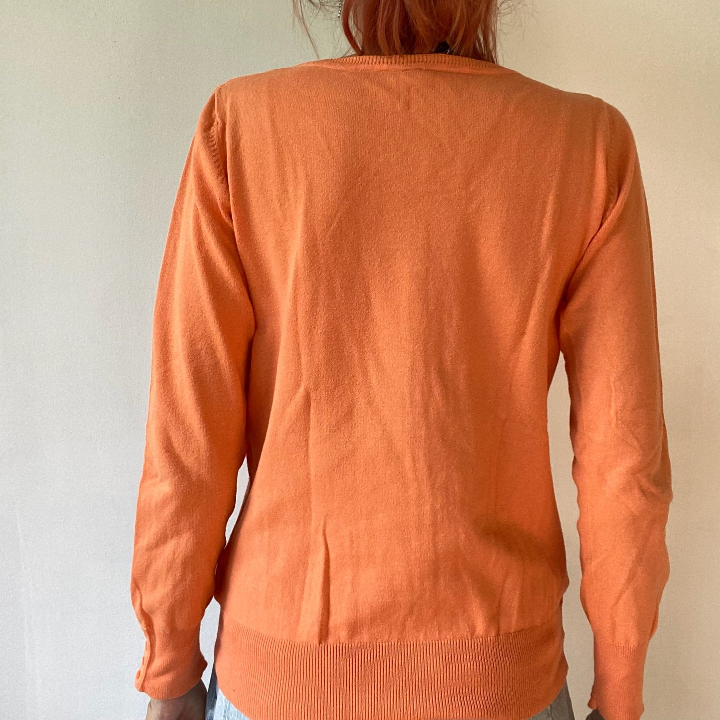 Orange Cardigan