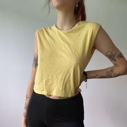 Yellow Croptop