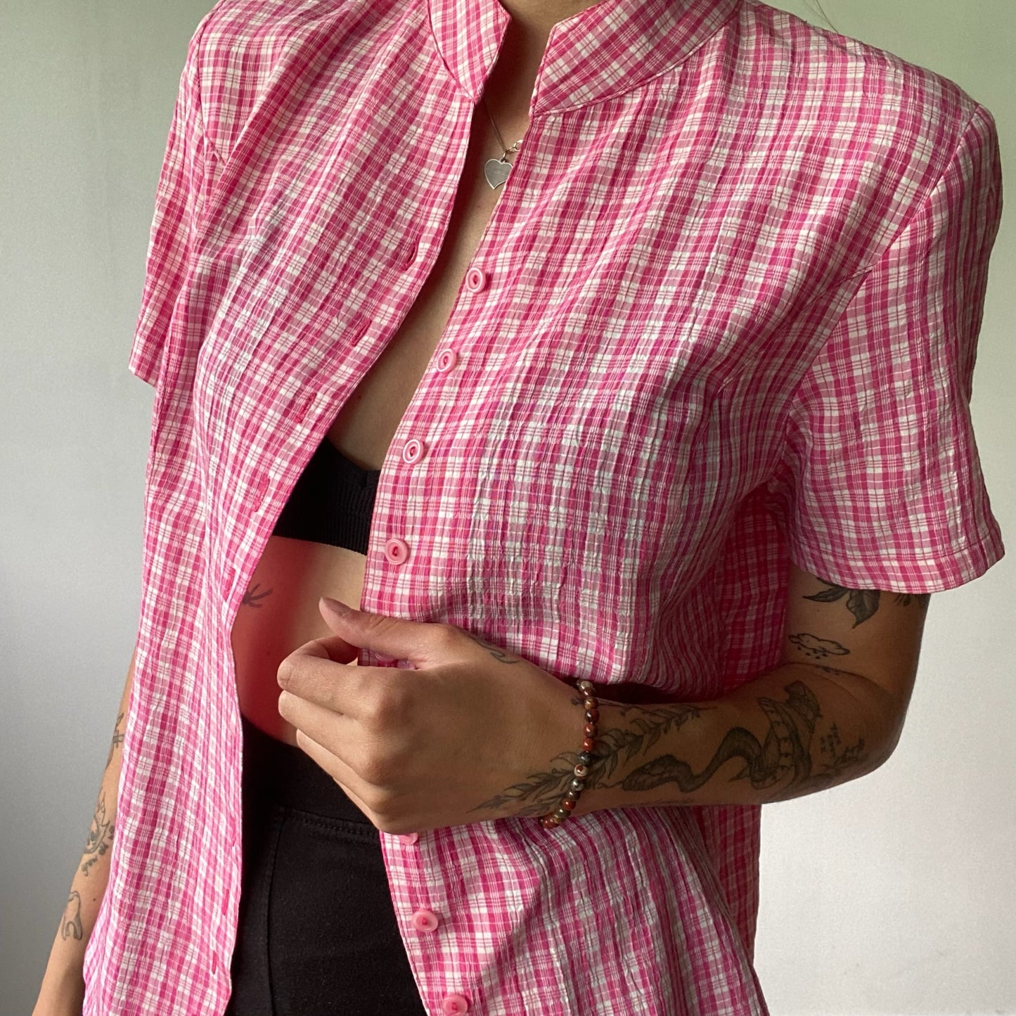 Vintage Pink Blouse