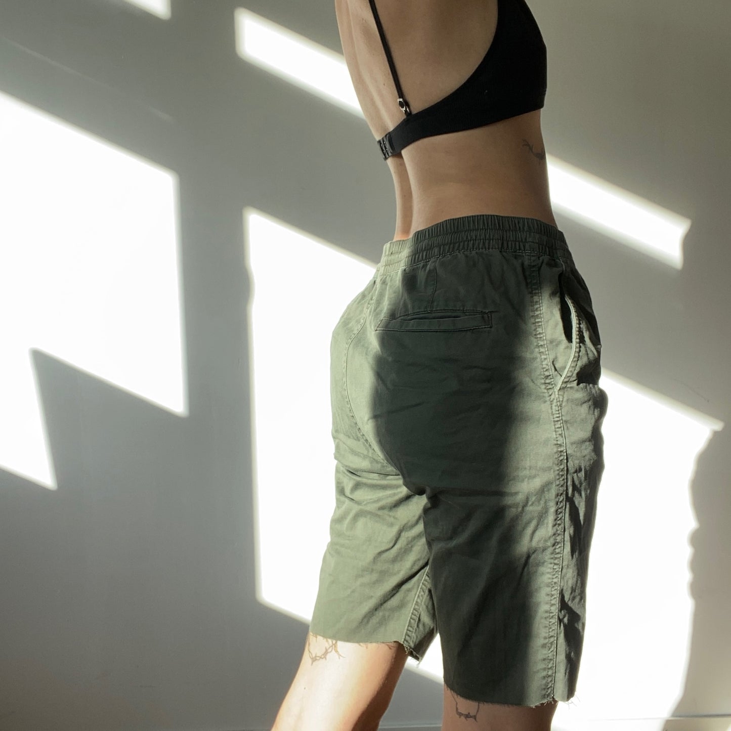 Grüne Shorts