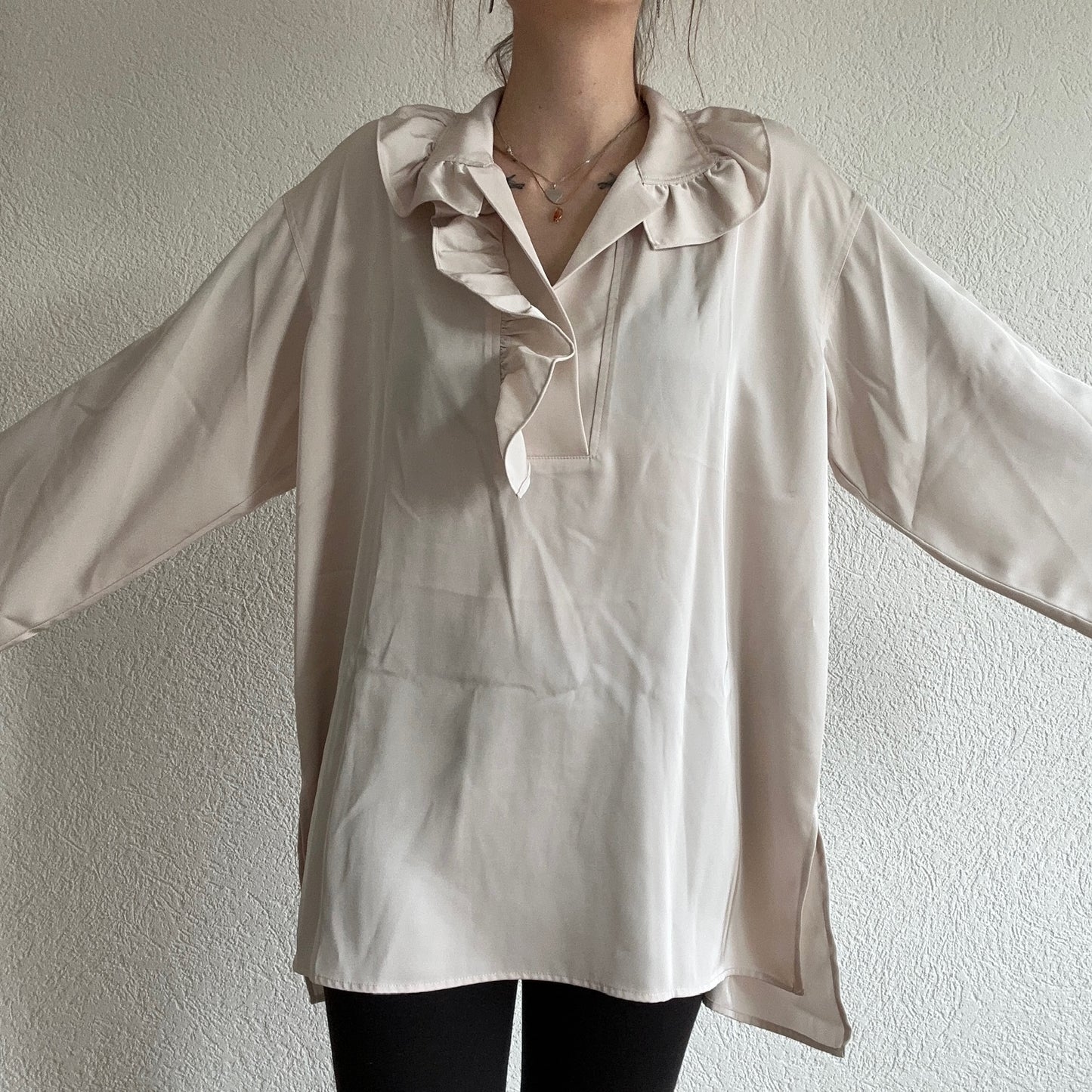 Beige Bluse