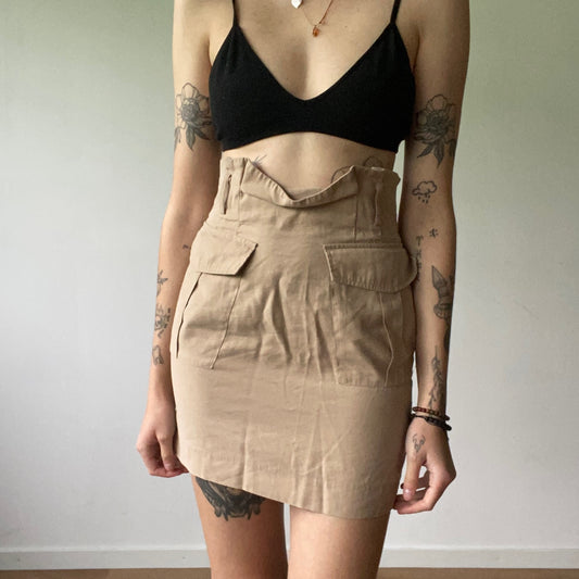 Beige Mini Skirt | Bern