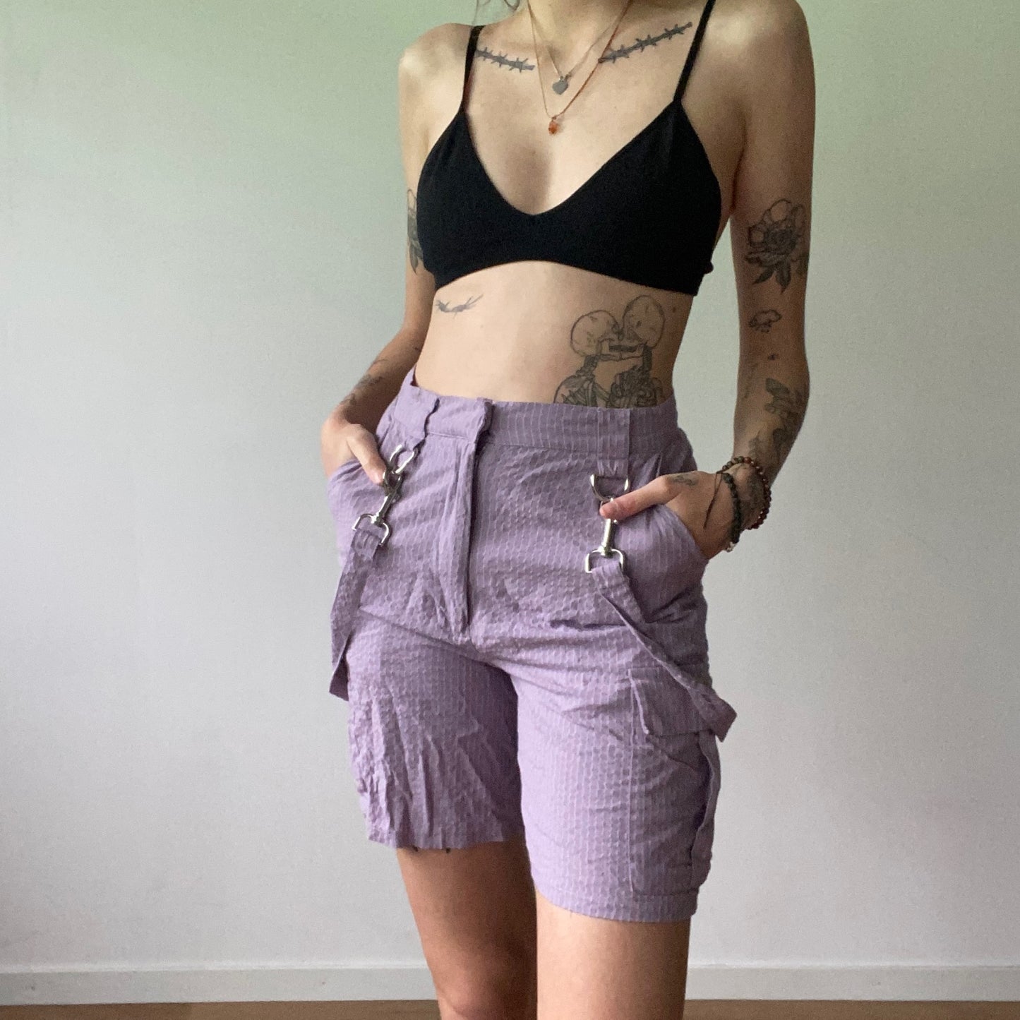 Purple The Ragged Priest Shorts