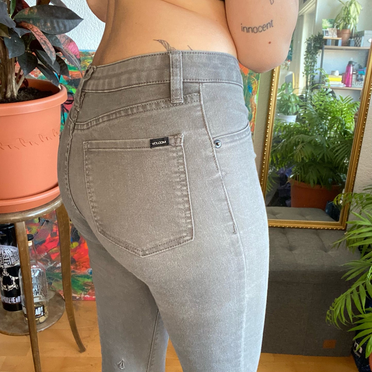 Gray Volcom Jeans