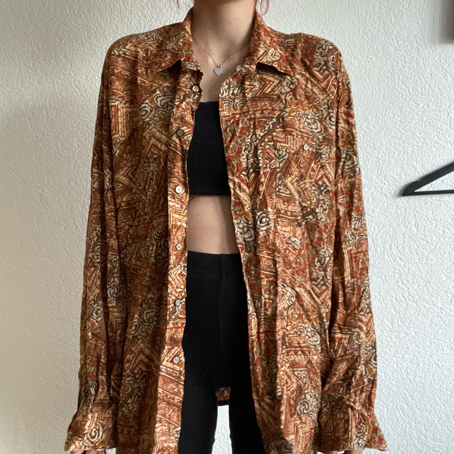 Vintage Brown Blouse | Bern