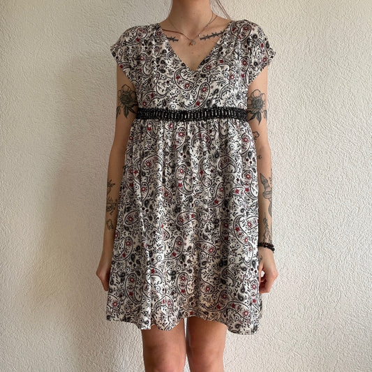 Beige Dress with flowers | Bern