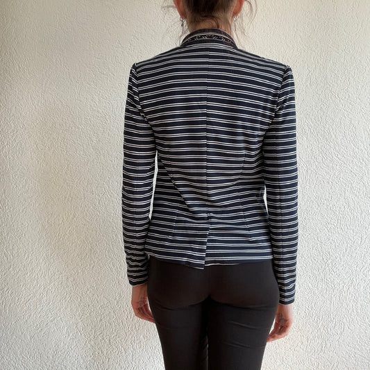 Blue and white striped Blazer | Bern