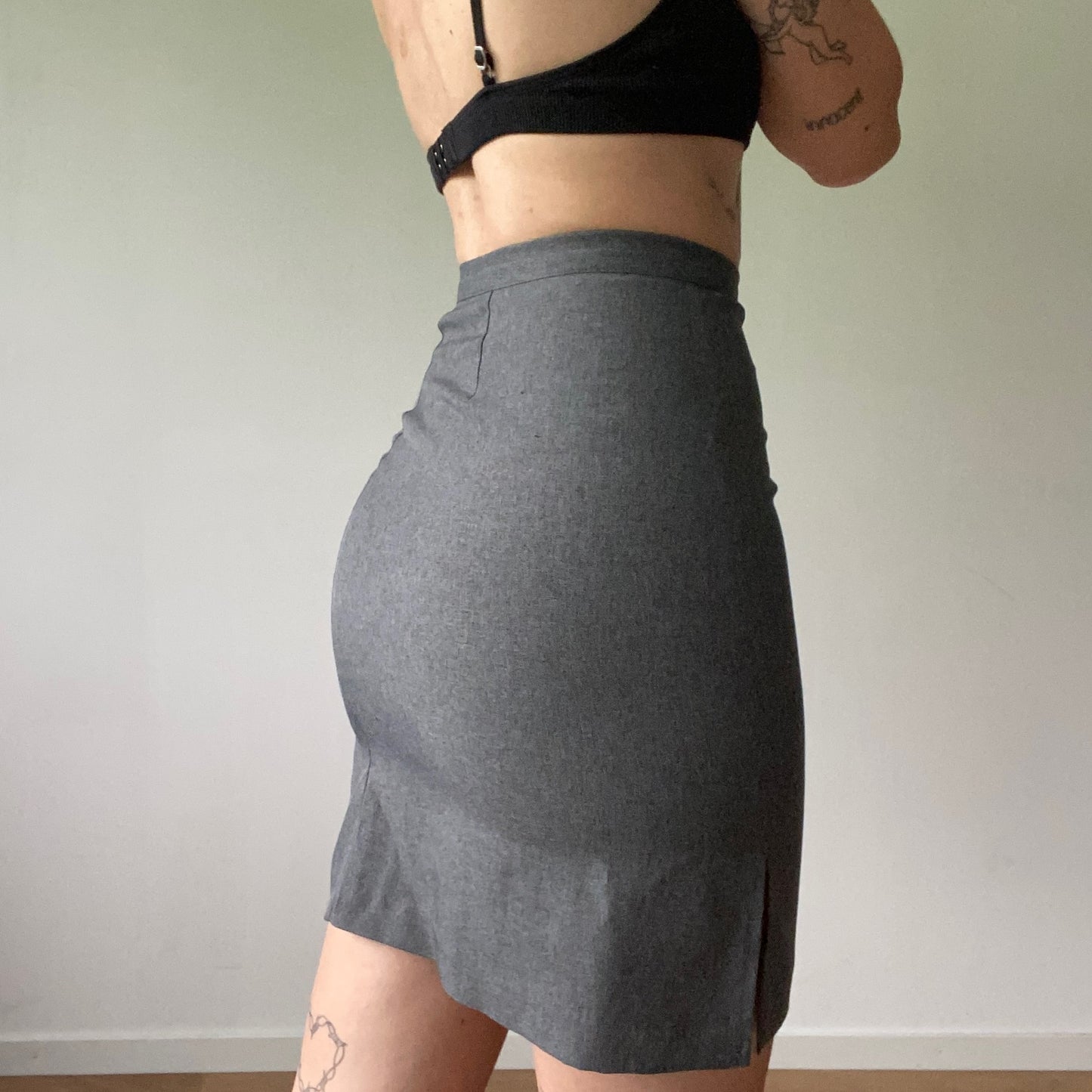 Gray Skirt