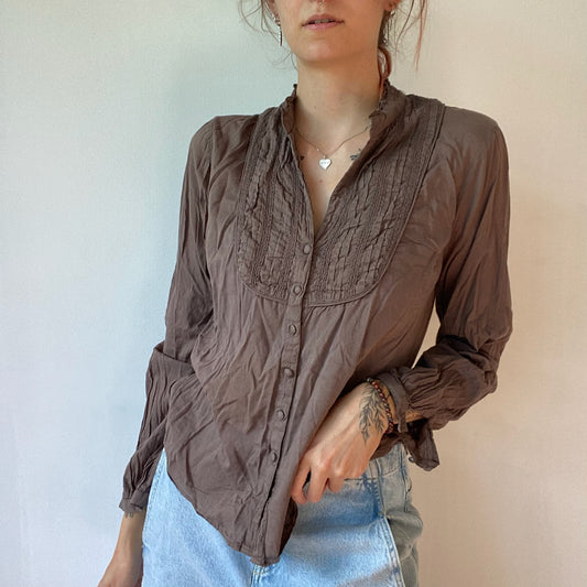 Brown Blouse | Bern