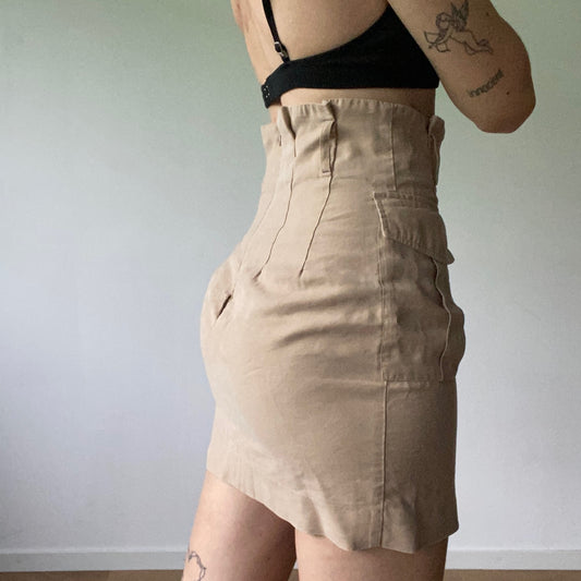 Beige Mini Skirt | Bern