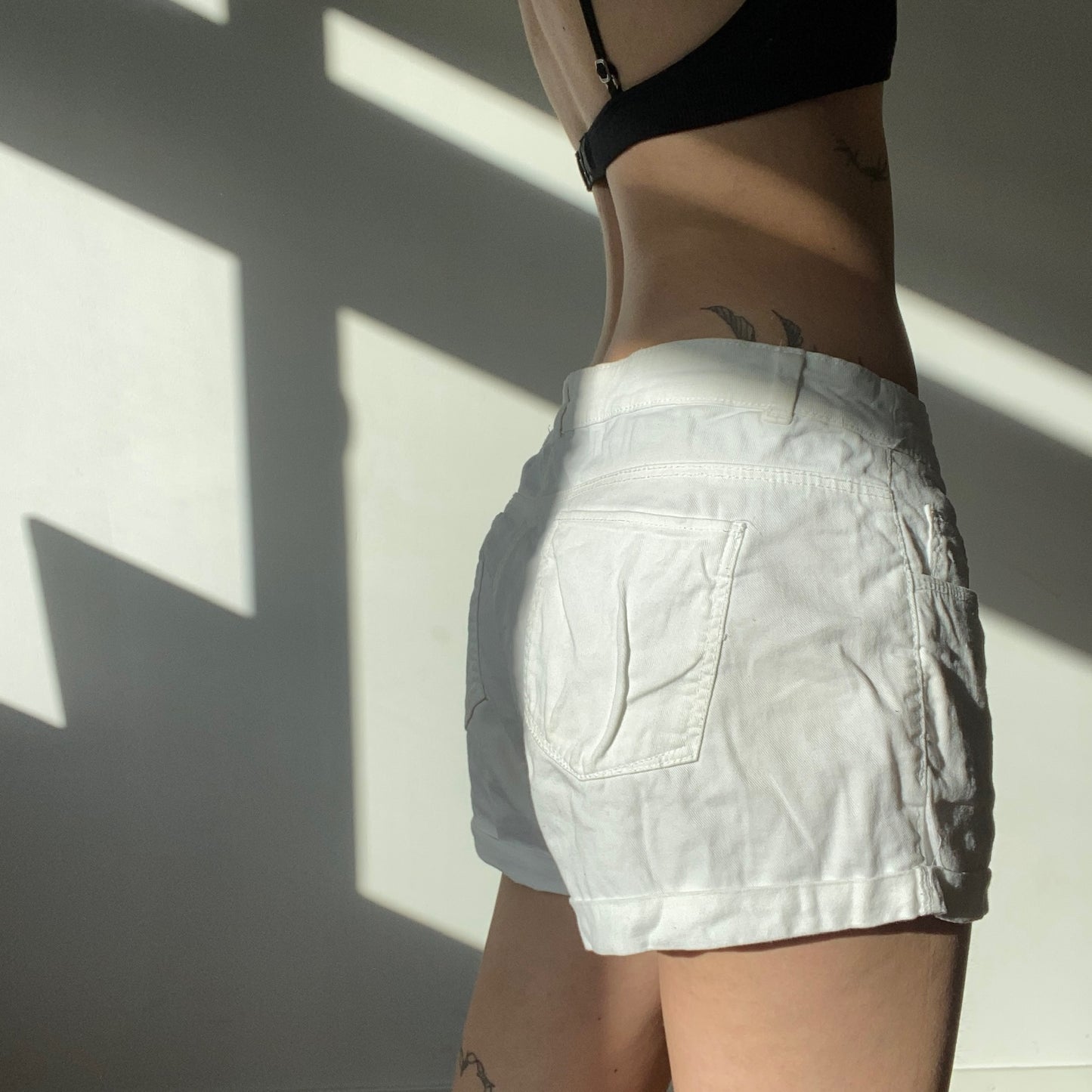 White Shorts