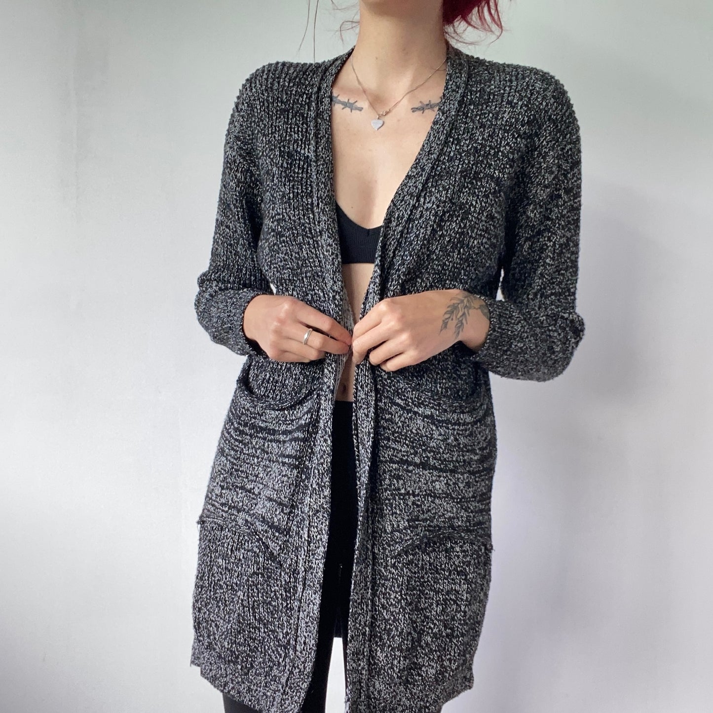 Gray Cardigan