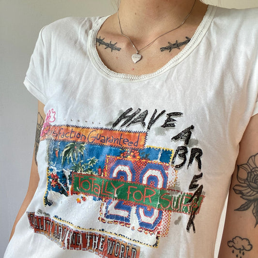 White Shirt with front print | Bern