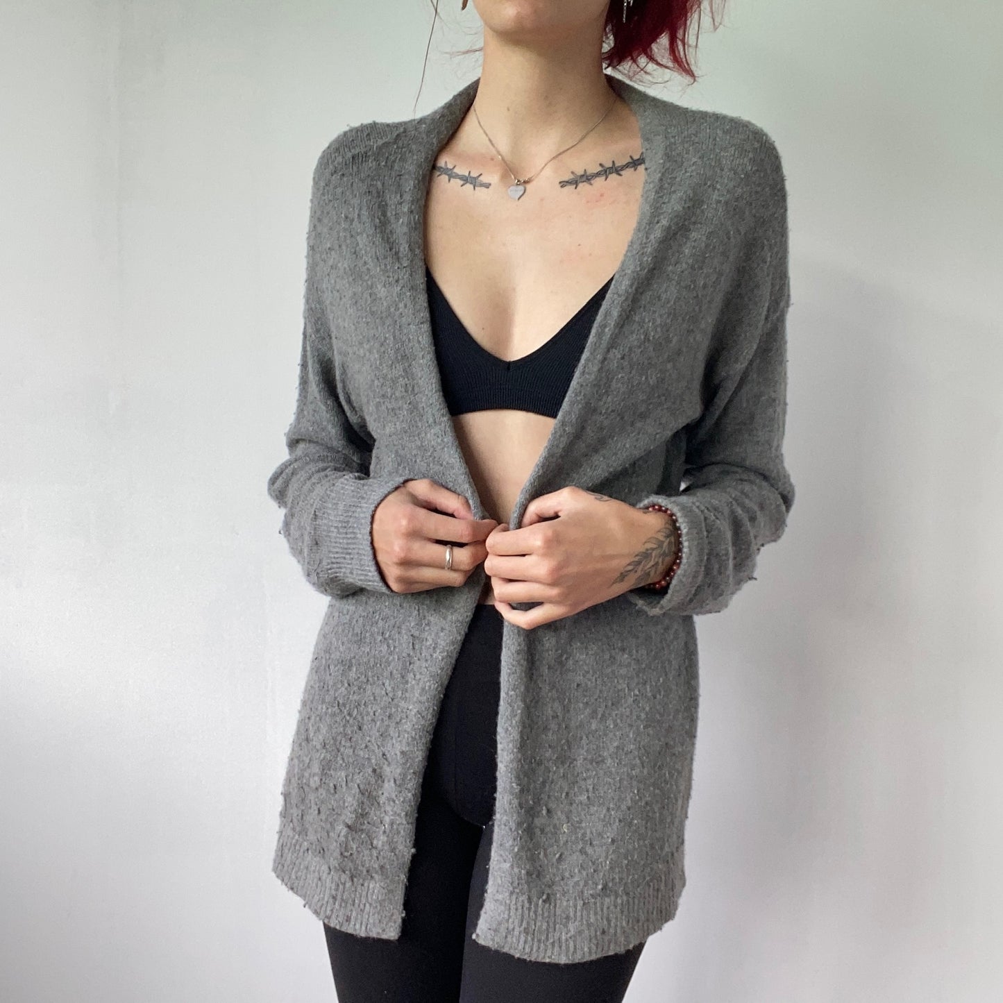 Gray Cardigan