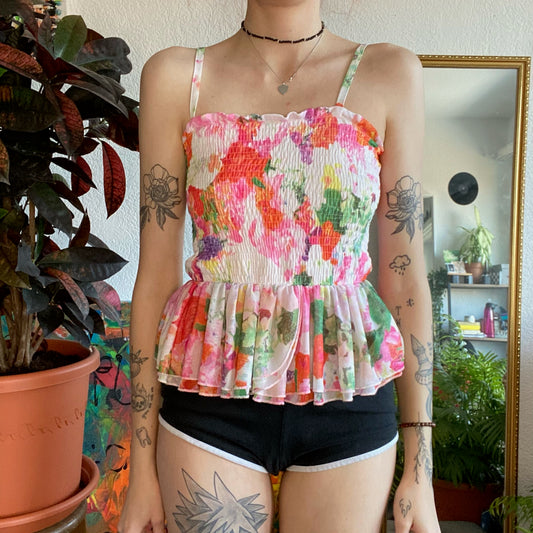 Wotp blanc avec imprimé floral | Berne