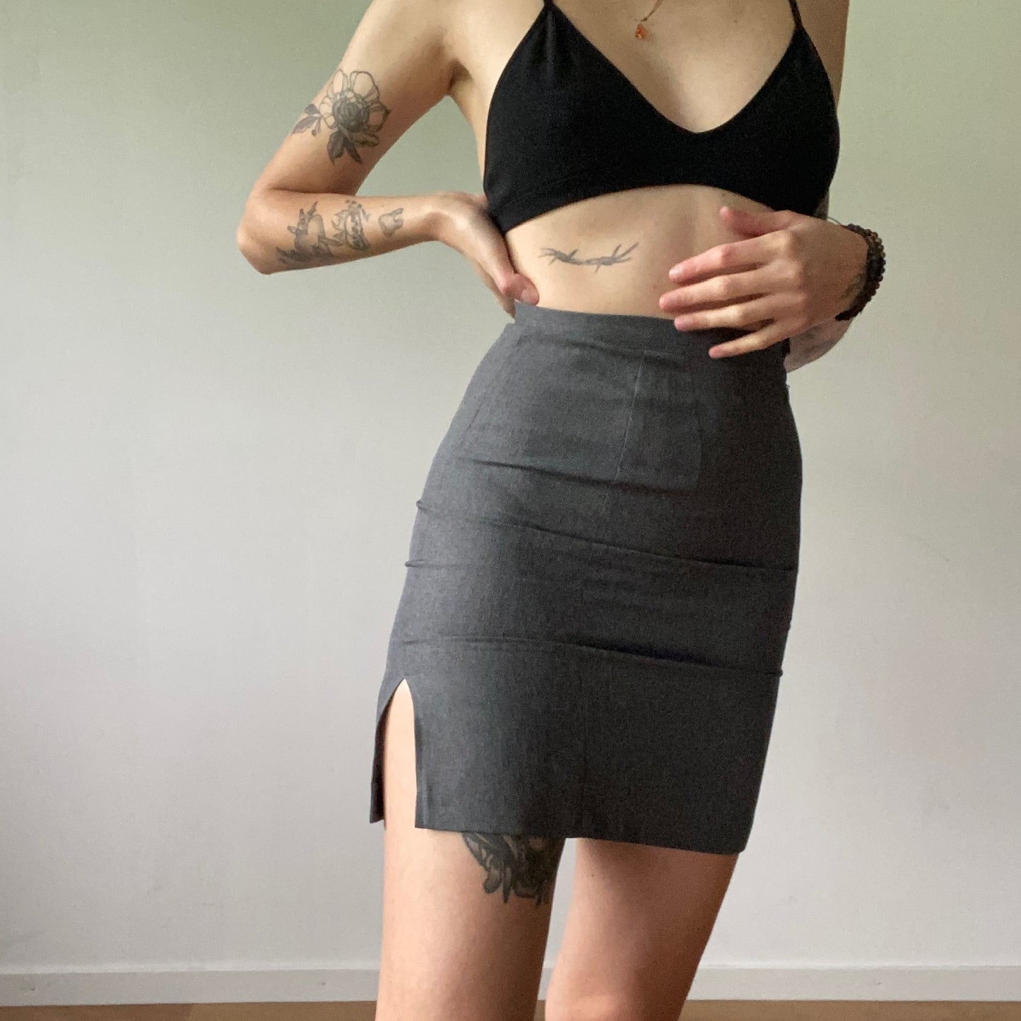 Gray Skirt