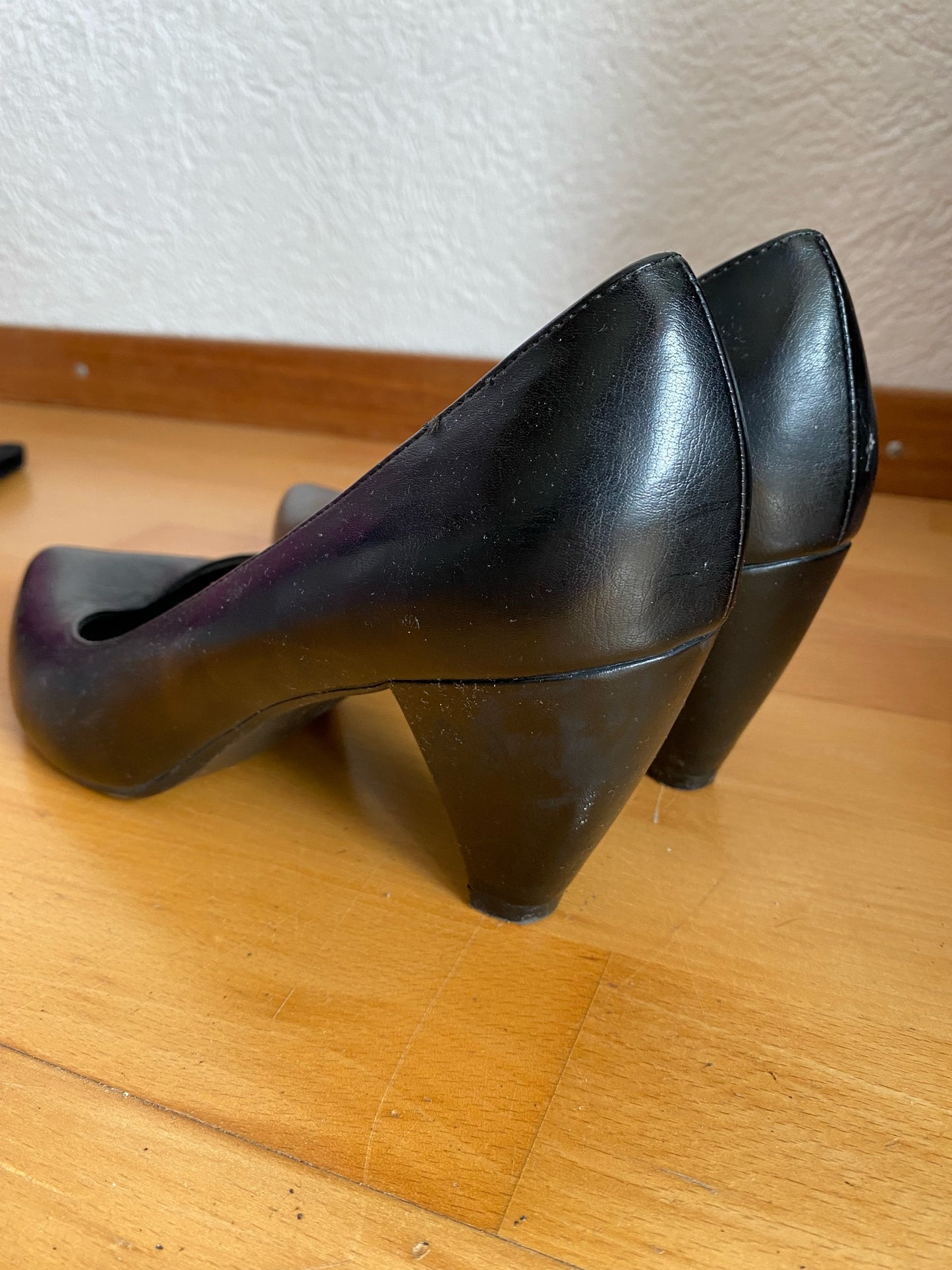 Schwarze High Heels