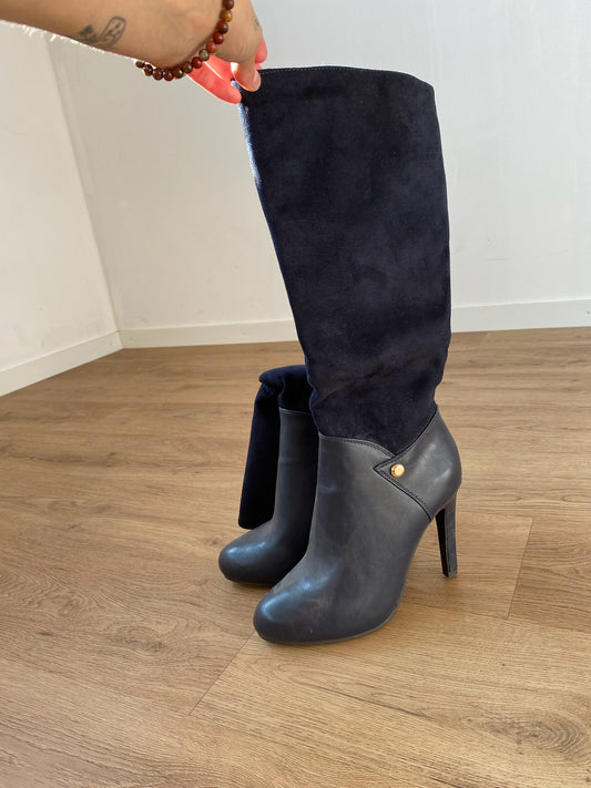 Blue Highheel Boots