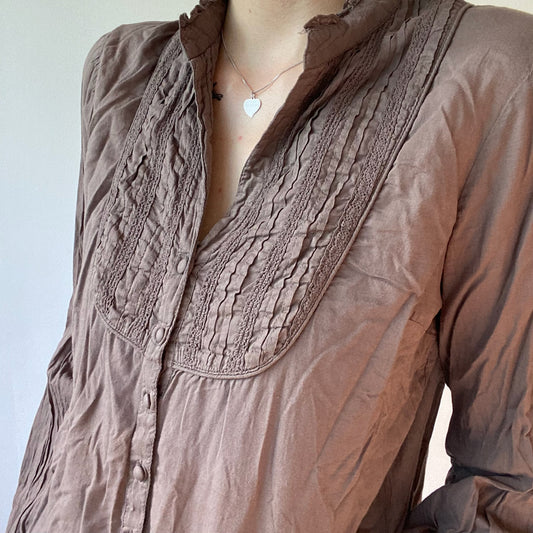 Brown Blouse | Bern