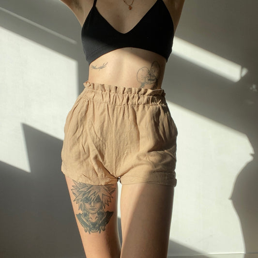 Beige Shorts