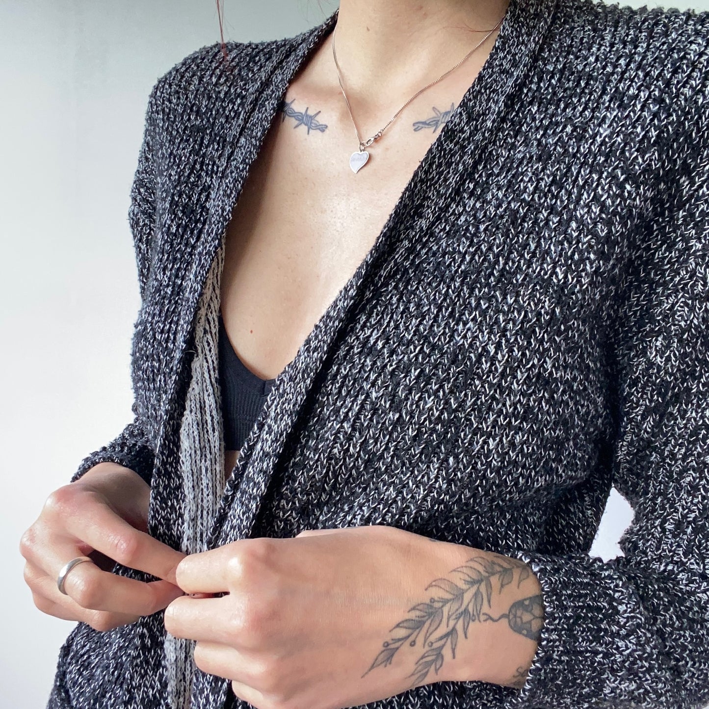 Gray Cardigan