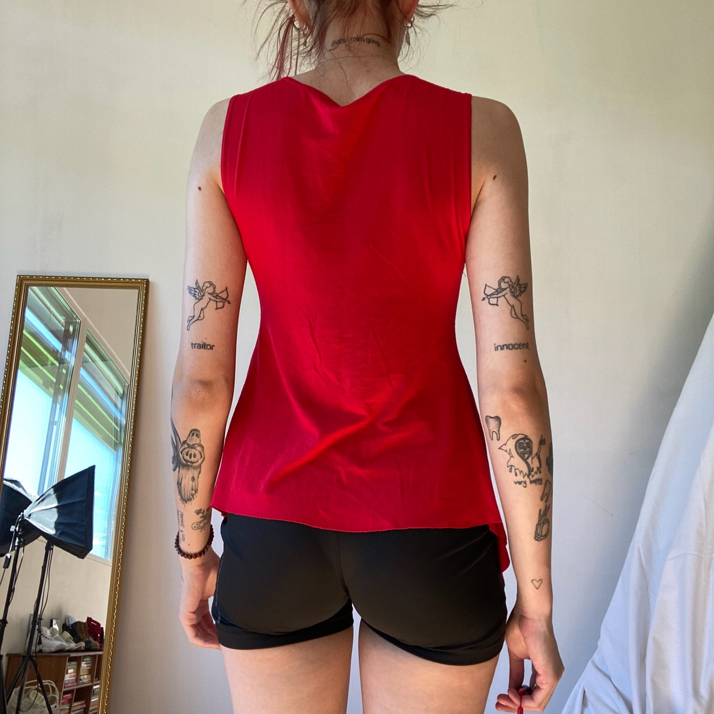 Red Y2K Vintage Top | Bern